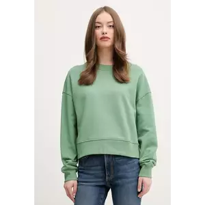 United Colors of Benetton hanorac de bumbac femei, culoarea verde, cu imprimeu, 3UNID109A imagine
