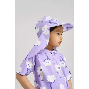 Reima șapcă de baseball pentru copii Mustekala culoarea violet, cu imprimeu, 5300155A imagine