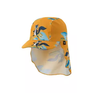 Reima șapcă de baseball pentru copii Kilpikonna culoarea portocaliu, cu imprimeu, 5300154A imagine
