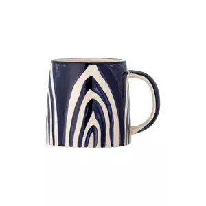 Bloomingville cană Shama 515 ml culoarea bleumarin imagine