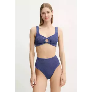PARAMIDONNA costum de baie din două piese Irina culoarea violet, cupa moale, SS25SINH imagine