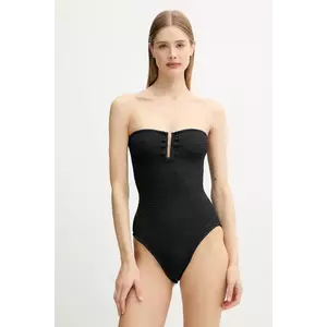 PARAMIDONNA costum de baie dintr-o bucată Frida culoarea negru, cupa moale, SS23OFBL imagine
