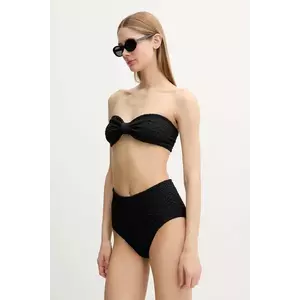 PARAMIDONNA costum de baie din două piese Betty culoarea negru, cupa moale, SS25BEBLN imagine