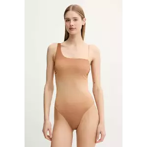 Max Mara Beachwear costum de baie dintr-o bucată culoarea bej, cupa usor rigidizata, 2516831169600 imagine