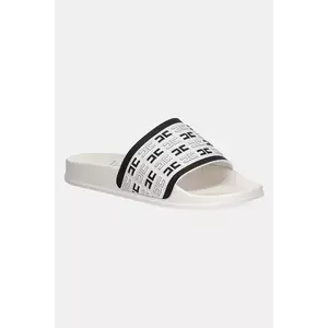 Elisabetta Franchi papuci culoarea alb, F4A0-E0313 imagine