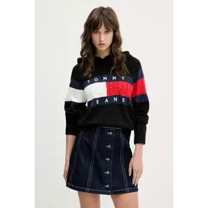 Tommy Jeans pulover femei, culoarea negru, DW0DW20250 imagine