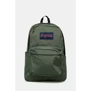 Jansport rucsac SuperBreak Plus culoarea verde, mare, uni, EK0A5BAO2T31 imagine