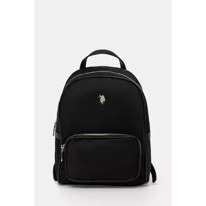 U.S. Polo Assn. rucsac Houston femei, culoarea negru, mic, uni, BEUHU6388WZC imagine