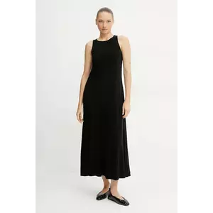 MM rochie culoarea negru, maxi, evazati, 2516621078600 imagine