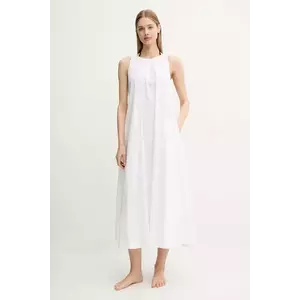 Max Mara Beachwear rochie de plajă culoarea alb, 2516221019600 imagine
