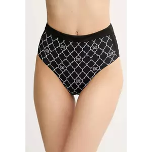 Max Mara Beachwear slip pentru plajă cu două fețe culoarea negru, 2516821329600 imagine