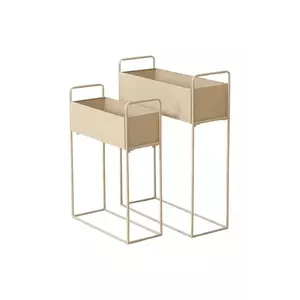 Boltze set ghivece de flori Lugano 2-pack culoarea bej imagine