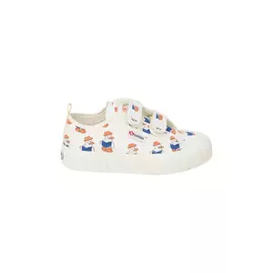 Tinycottons teniși copii READERS SNEAKERS X SUPERGA culoarea bej, SS25-914 imagine