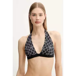 Max Mara Beachwear sutien de baie cu două fețe culoarea negru, cupa moale, 2516821339600 imagine