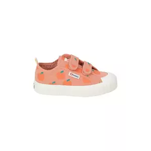Tinycottons teniși copii APPLES SNEAKERS X SUPERGA culoarea portocaliu, SS25-902 imagine