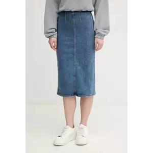 United Colors of Benetton fustă din denim midi, evazati, 4ORHD004O imagine