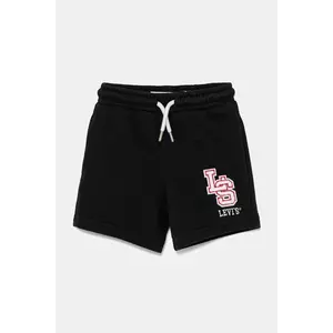 Levi's pantaloni scurți copii MONOGRAM SHORTS culoarea negru, 8EM368 imagine