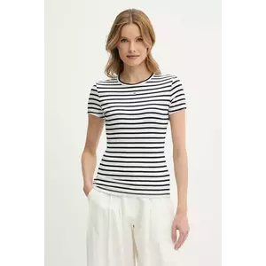 Tommy Jeans tricou femei, culoarea gri, DW0DW17383 imagine