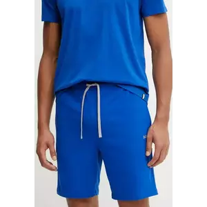 BOSS pantaloni scurți de lounge culoarea turcoaz, 50515314 imagine