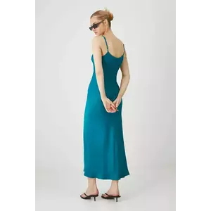 Medicine rochie culoarea verde, midi, mulata imagine