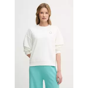 United Colors of Benetton bluză femei, culoarea alb, cu imprimeu, 31NB3M07K imagine
