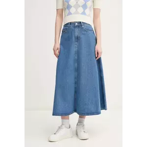 United Colors of Benetton fustă din denim midi, evazati, 43C8D004K imagine