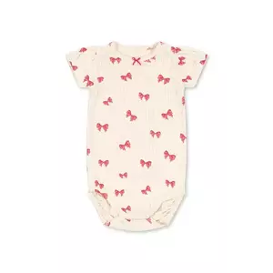 Konges Sløjd body din bumbac pentru bebelusi MINNIE PUFF SLEEVE BODY GOTS KS103148 imagine