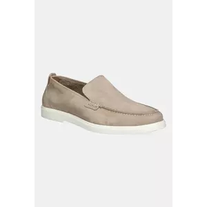 Marc O'Polo mocasini din nubuc LAURO 6C bărbați, culoarea bej, 50326933201210 imagine