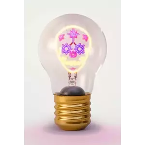 Luckies of London lampă led fără fir Skull Cordless Lightbulb imagine