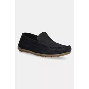 Marc O'Polo mocasini din piele întoarsă SVEN 4B bărbați, culoarea bleumarin, 50328233101300 imagine