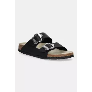 Birkenstock papuci Arizona Flower Buckle culoarea negru, 1029844 imagine