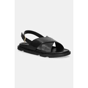 Marc O'Polo sandale de piele ADRIANA 3A femei, culoarea negru, 50318741105100 imagine