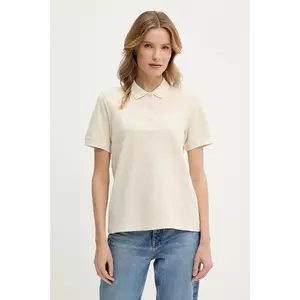 Marc O'Polo tricou polo femei, culoarea bej, 503237153013 imagine