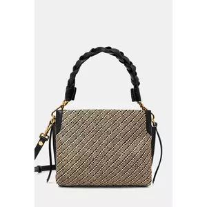 Coccinelle geantă BOHEME BICOLOR STRAW culoarea negru, S6F 58 01 01 imagine