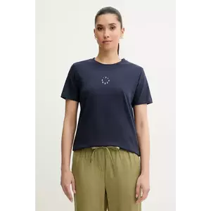 Picture tricou din bumbac Virel culoarea bleumarin, WTS0575 imagine