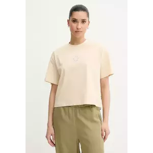 Picture tricou din amestec de in Hampy culoarea bej, WTS0570 imagine