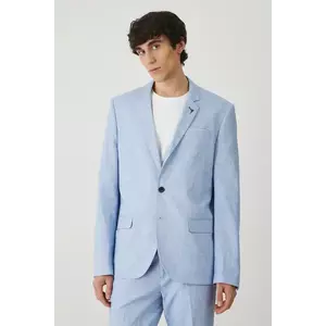 Medicine blazer din amestec de in barbati imagine