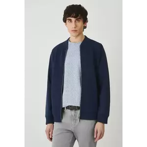 Medicine bluza barbati, culoarea albastru marin, neted imagine