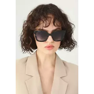 Medicine ochelari de soare femei, culoarea negru imagine