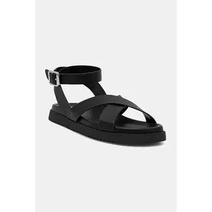 Steve Madden sandale de piele My Bestie femei, culoarea negru, SM11003787 imagine