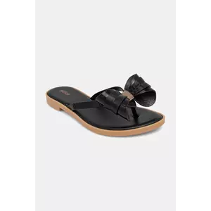 Melissa papuci MELISSA FLIP FLOP SLIM V AD femei, culoarea negru, cu toc plat, M.35748.AU002 imagine