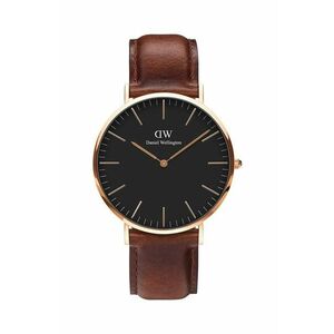 Daniel Wellington ceas Classic 40 St Mawes barbati, culoarea negru imagine