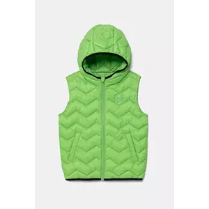 United Colors of Benetton vestă copii culoarea verde, 2TWDGJ00G imagine