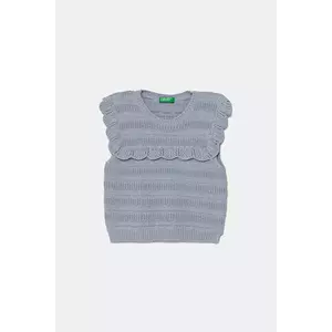 United Colors of Benetton vestă din bumbac pentru copii 1077G100V imagine