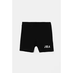 Fila pantaloni scurti copii LUTZERATH culoarea negru, cu imprimeu, FAT0648 imagine