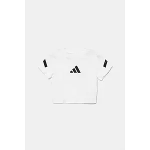 adidas tricou de bumbac pentru copii culoarea alb, JD1317 imagine