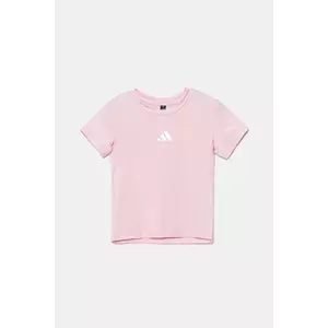 adidas tricou copii culoarea roz, JC7673 imagine