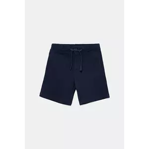United Colors of Benetton pantaloni scurți din bumbac pentru copii culoarea bleumarin, talie reglabila, 3KWYG901Q imagine