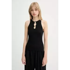 Sessun top culoarea negru, 25209018 imagine
