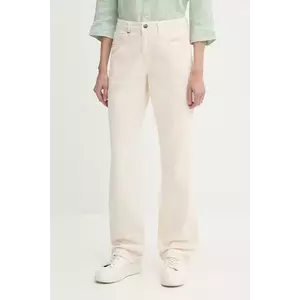 United Colors of Benetton blugi din bumbac high waist, 4RZVDE00J imagine